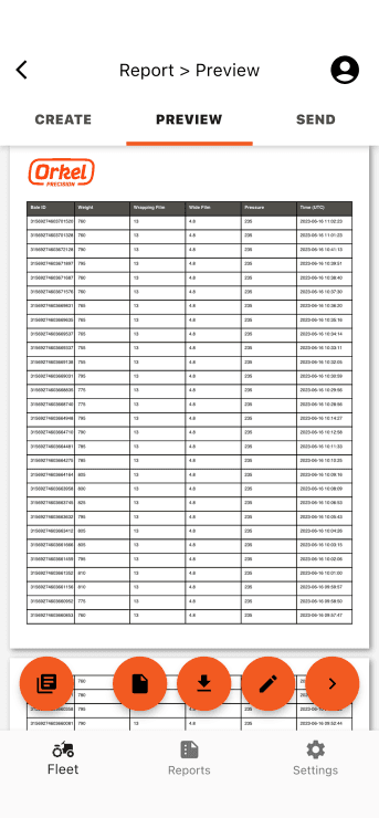 Telematics app report